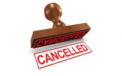 Печать "Cancelled"